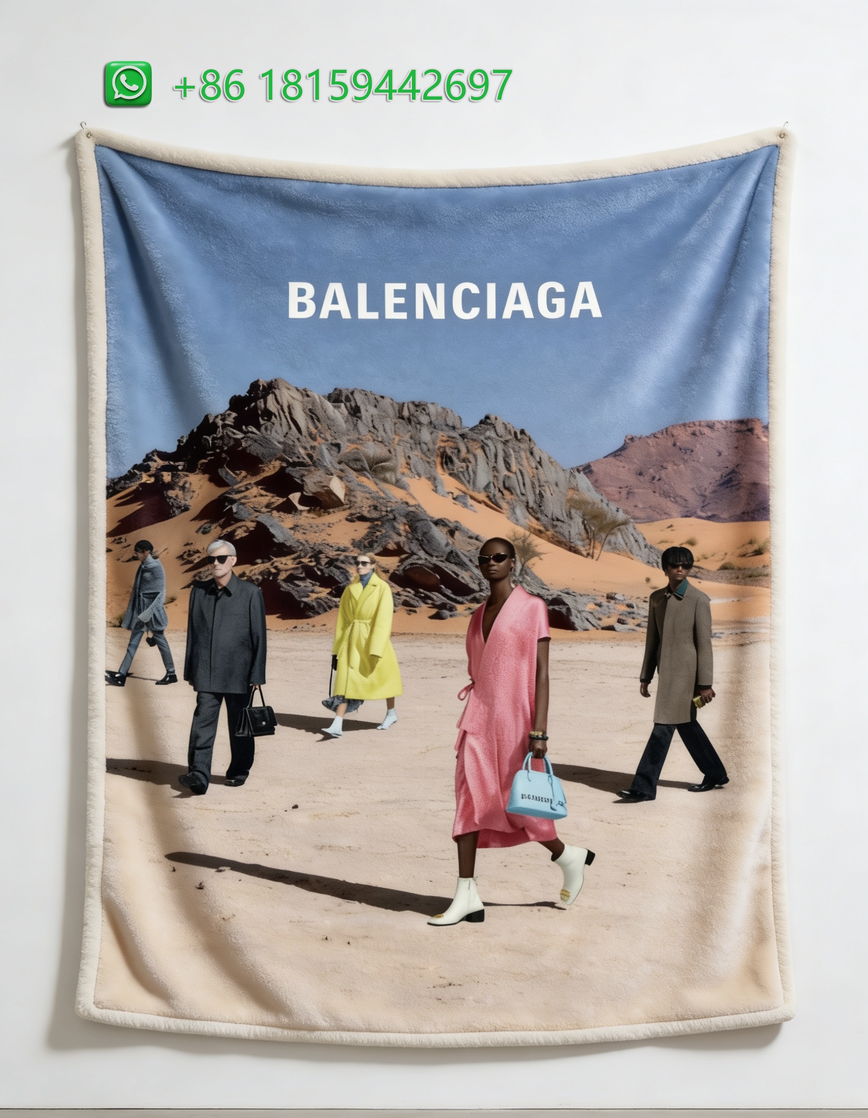 Balenciaga Throw Blankets